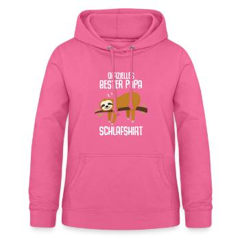 Offizielles Bester Papa Schlafshirt - Frauen Hoodie - Pink - Vorne - AI Model Female 172 light (172cm)