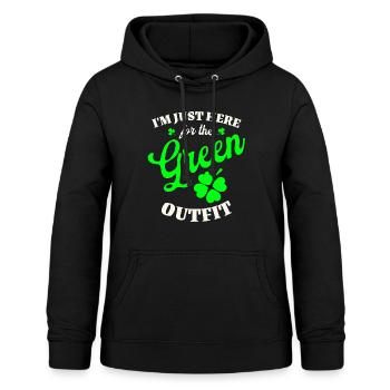 Irish Ireland St. Patrick's Day - Women's Hoodie - black - Front - AI Model Female 172 light (172cm)