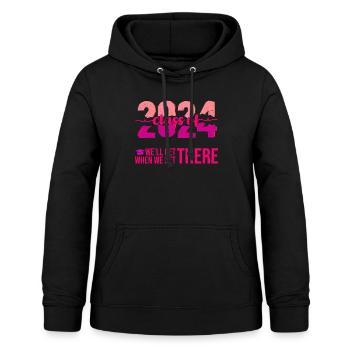 Abiturienten Class of 2024 We'll Get There - Frauen Hoodie - Schwarz - Vorne - AI Model Female 172 light (172cm)