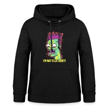 Cartoon-Zombie: Die weinerliche Mimose - Frauen Hoodie - Schwarz - Vorne - AI Model Female 172 light (172cm)
