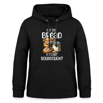 Sauerteig - Frauen Hoodie - Schwarz - Vorne - AI Model Female 172 light (172cm)