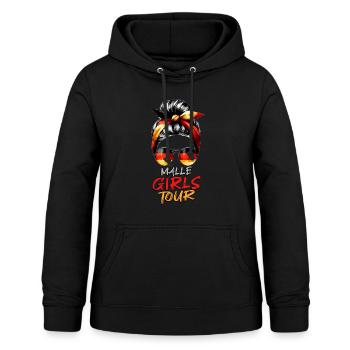 Malle Girls Tour - Frauen Hoodie - Schwarz - Vorne - AI Model Female 172 light (172cm)