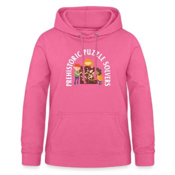 Paläontologie-Hemd, prähistorische Rätsellöser - Frauen Hoodie - Pink - Vorne - AI Model Female 172 light (172cm)