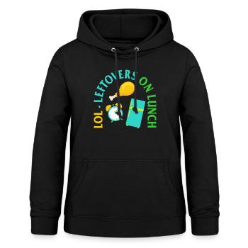 Thanksgiving-Shirt, LOL-Reste auf Mittags-T-Shirt, - Frauen Hoodie - Schwarz - Vorne - AI Model Female 172 light (172cm)