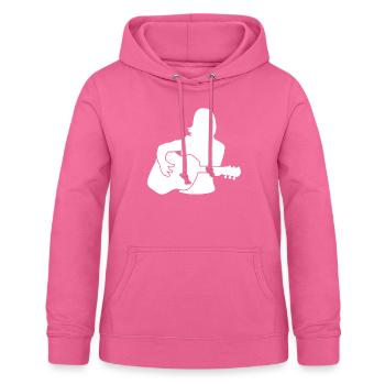 Gitarristin Melodie Geschenk-Highlight - Frauen Hoodie - Pink - Vorne - AI Model Female 172 light (172cm)