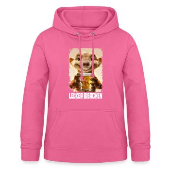 Lecker Bierchen Mungo - Frauen Hoodie - Pink - Vorne - AI Model Female 172 light (172cm)