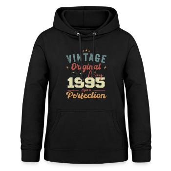 May 1995 Birthday May 1995 Gift May 1995 - Women's Hoodie - black - Front - AI Model Female 172 light (172cm)