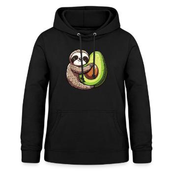 Avocado - Women's Hoodie - black - Front - AI Model Female 172 light (172cm)