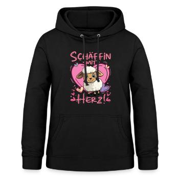 Schäffin | Beste Chefin Abteilungsleiterin - Frauen Hoodie - Schwarz - Vorne - AI Model Female 172 light (172cm)