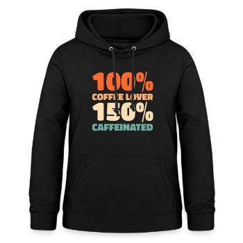 Coffee Cafe - Women's Hoodie - black - Front - AI Model Female 172 light (172cm)