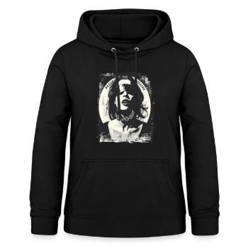 Femme, brise les chaînes - Sweat à capuche Femme - noir - Devant - AI Model Female 172 light (172cm)