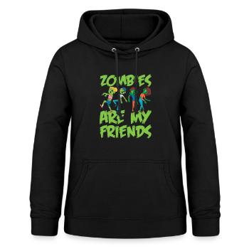 Zombie Zombie-Jäger Zombieapokalypse Geschenk - Frauen Hoodie - Schwarz - Vorne - AI Model Female 172 light (172cm)