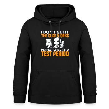 Computer Programmer Computer Programming - Frauen Hoodie - Schwarz - Vorne - AI Model Female 172 light (172cm)