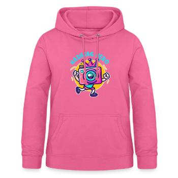 Digital Creator Hashtag Hero Social Media - Frauen Hoodie - Pink - Vorne - AI Model Female 172 light (172cm)