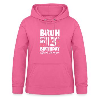 Teenager Teenie Teen Teens Teeny Geschenk - Frauen Hoodie - Pink - Vorne - AI Model Female 172 light (172cm)