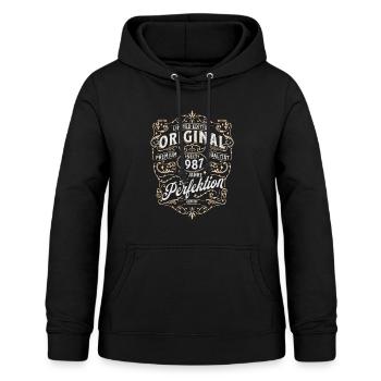 37. Geburtstag - Frauen Hoodie - Schwarz - Vorne - AI Model Female 172 light (172cm)