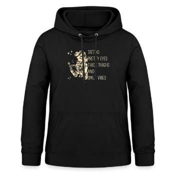 Dark Romance Smut Reader - Frauen Hoodie - Schwarz - Vorne - AI Model Female 172 light (172cm)