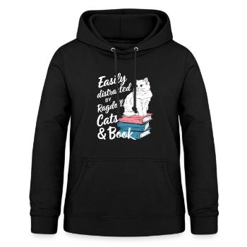 Katze Ragdoll Geschenk - Frauen Hoodie - Schwarz - Vorne - AI Model Female 172 light (172cm)