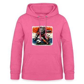 Dutch Pride Football Dutch Lion vintage - Women's Hoodie - pink - Front - AI Model Female 172 light (172cm)