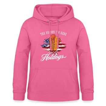 Lustiger - Frauen Hoodie - Pink - Vorne - AI Model Female 172 light (172cm)