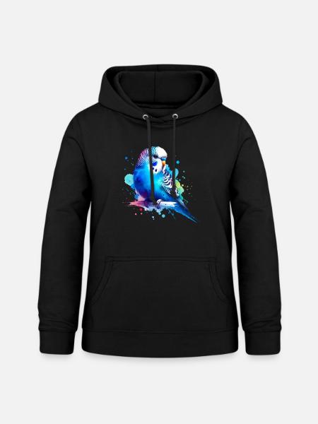 Wellensittich - Frauen Hoodie - Schwarz