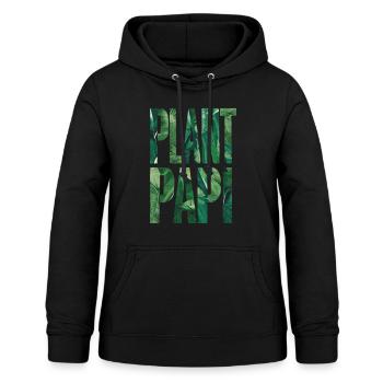Plant Papi Gärtner Papa Natur Liebhaber - Frauen Hoodie - Schwarz - Vorne - AI Model Female 172 light (172cm)