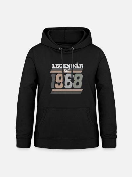 1968 - Frauen Hoodie - Schwarz