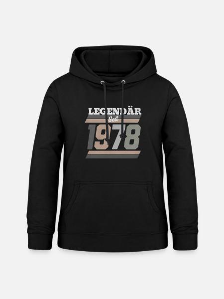 Legendär seit 1978 - Frauen Hoodie - Schwarz