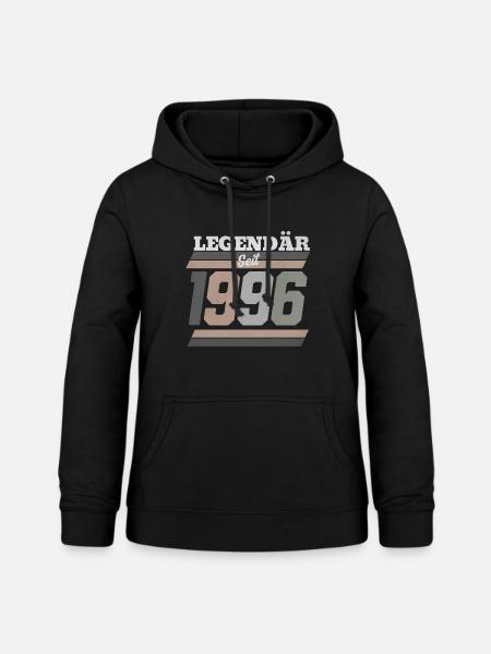 Legendär seit 1996 - Frauen Hoodie - Schwarz