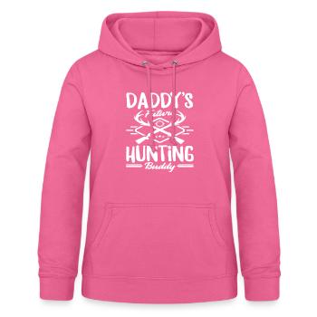 Papas Zukünftiger Jagdbegleiter - Frauen Hoodie - Pink - Vorne - AI Model Female 172 light (172cm)