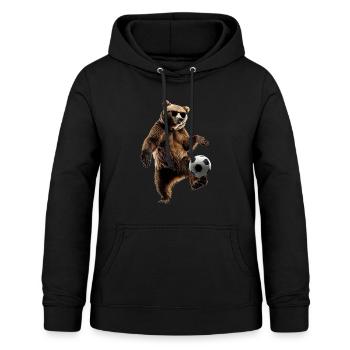Grizzli - Sweat à capuche Femme - noir - Devant - AI Model Female 172 light (172cm)
