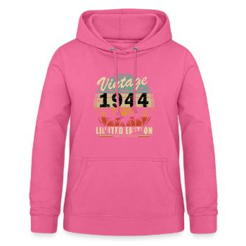 1944 Jubiläumsgeschenk Jahrgang 1944 Vintage 1944 - Frauen Hoodie - Pink - Vorne - AI Model Female 172 light (172cm)