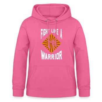 Boxen Boxer Kämpfer Kampf Spruch - Frauen Hoodie - Pink - Vorne - AI Model Female 172 light (172cm)