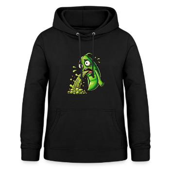Green Bean Garden Beans Gardener Funny - Women's Hoodie - black - Front - AI Model Female 172 light (172cm)