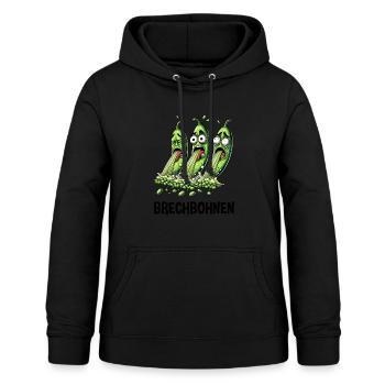 Green Beans Gardener Funny Garden Beans - Women's Hoodie - black - Front - AI Model Female 172 light (172cm)