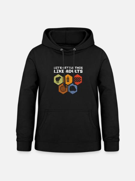 Brettspiel - Frauen Hoodie - Schwarz