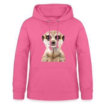 Suricate - Sweat à capuche Femme - rose - Devant - AI Model Female 172 light (172cm)
