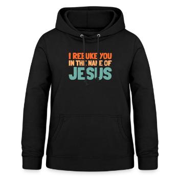 Christ Christentum - Frauen Hoodie - Schwarz - Vorne - AI Model Female 172 light (172cm)