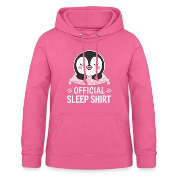 Pinguin Pinguine Tier - Frauen Hoodie - Pink - Vorne - AI Model Female 172 light (172cm)