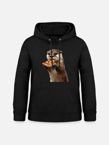 Otter - Frauen Hoodie - Schwarz