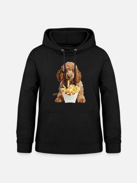 Pudel - Frauen Hoodie - Schwarz