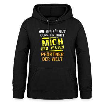 Gatekeeper Gift - Women's Hoodie - black - Front - AI Model Female 172 light (172cm)