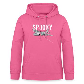 AC-130 Spooky Gunship Avion militaire Spooky - Sweat à capuche Femme - rose - Devant - AI Model Female 172 light (172cm)