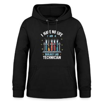 Biologielaborant - Frauen Hoodie - Schwarz - Vorne - AI Model Female 172 light (172cm)