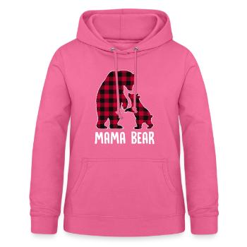 Mama Bear - Women's Hoodie - pink - Front - AI Model Female 172 light (172cm)