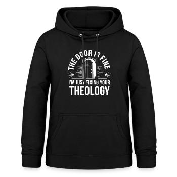 Christus Reformierte Christliche Gott Theologie - Frauen Hoodie - Schwarz - Vorne - AI Model Female 172 light (172cm)