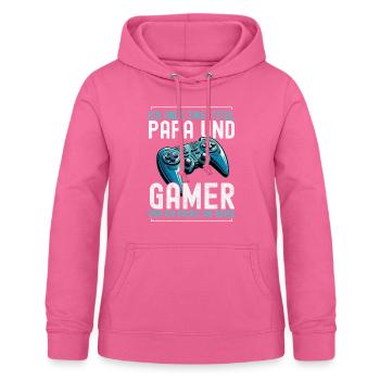 Gamer Papa Vater Gaming Liebhaber Videospieler PC - Frauen Hoodie - Pink - Vorne - AI Model Female 172 light (172cm)