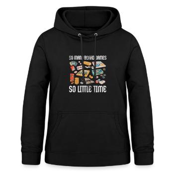 Board game - Women's Hoodie - black - Front - AI Model Female 172 light (172cm)