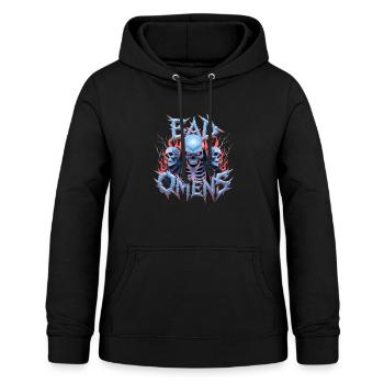 Bad Omens Skeleton Grunge Goth Men's Bad Omens - Frauen Hoodie - Schwarz - Vorne - AI Model Female 172 light (172cm)