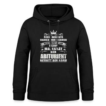 Abiturient Abitur Abschluss Schulabschluss Spruch - Frauen Hoodie - Schwarz - Vorne - AI Model Female 172 light (172cm)